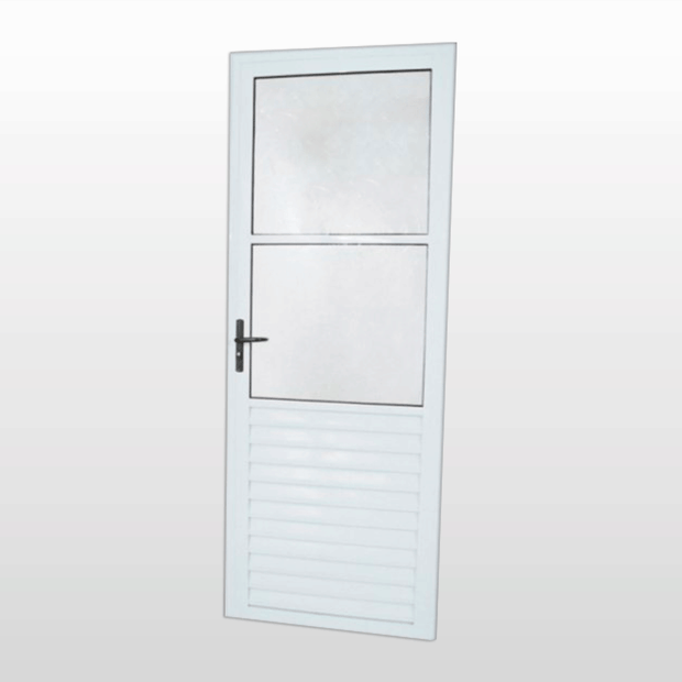 1475754-Porta-Abrir-Social-Aluminio-Vidro-Canelado-Veneziana-210x80d-Alumitec