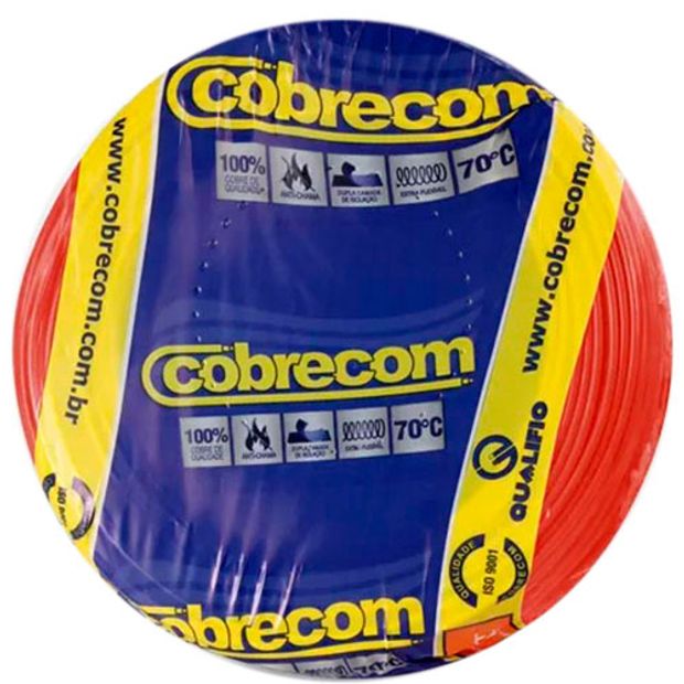 Cabo-Flexivel-Flexicom-60mm²-750v-100m-Rolo-Vermelho-Cobrecom