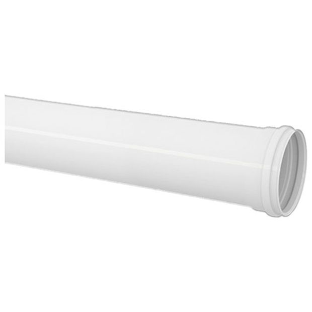 Tubo Tigre PVC Soldável para Esgoto 75mmx6 mts Branco | TIGRE-PLENA | Clic da Obra