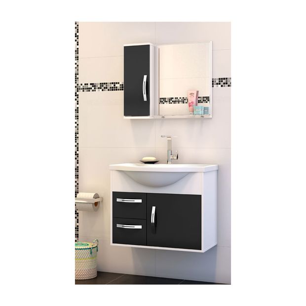 Conjunto-para-Banheiro-Gabinete-com-Espelho-e-Lavatorio-Cerocha-Apus-Branco-Preto-482x60x43-cm