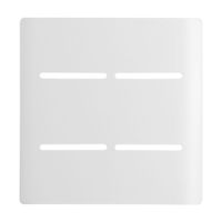 Placa-4x4-4-Interruptores-Horizontal-Dicompel-Branco-Brilhante
