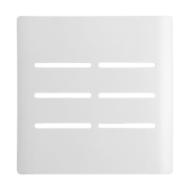 Placa-4x4-6-Interruptores-Horizontal-Dicompel-Branco-Brilhante