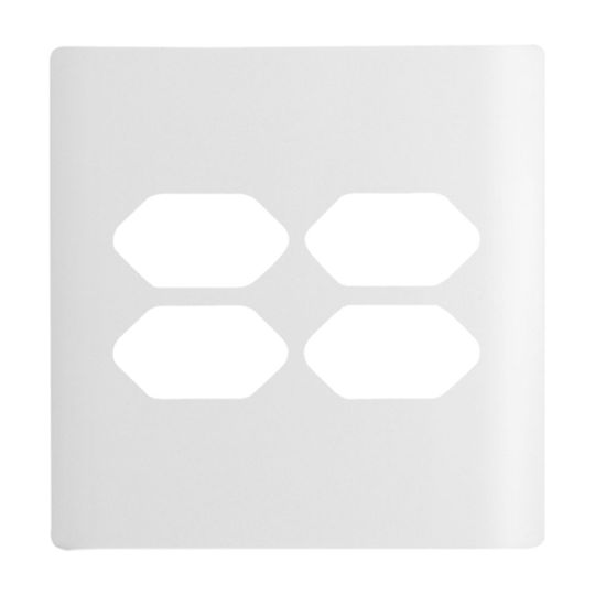 Placa-4x4-4-Tomadas-Horizontal-Dicompel-Branco-Brilhante